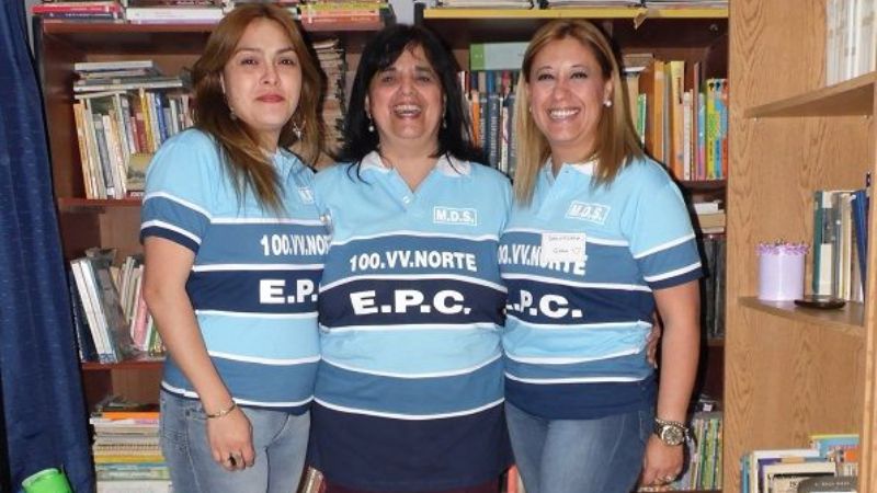 Reabren una biblioteca popular en el EPC 100 Viviendas Norte