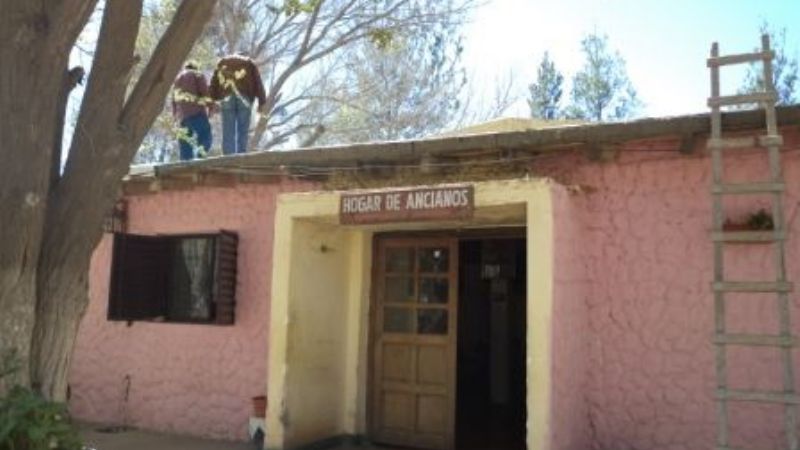Mejoras edilicias en el hogar de ancianos