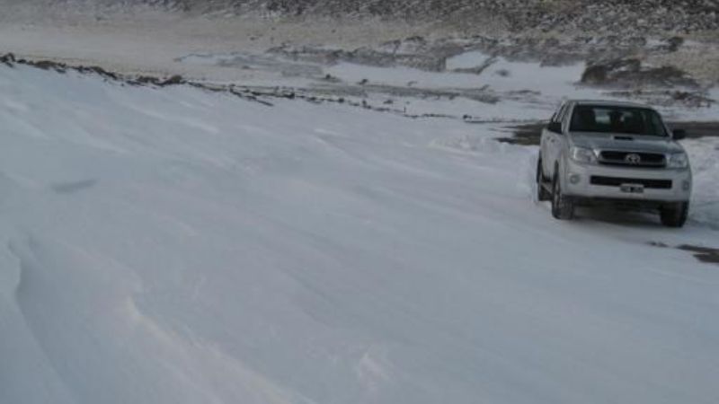 El Paso sigue cerrado por presencia de nieve en Chile