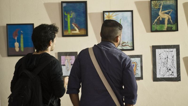 Grandes y chicos acompañaron la Feria de Arte de septiembre