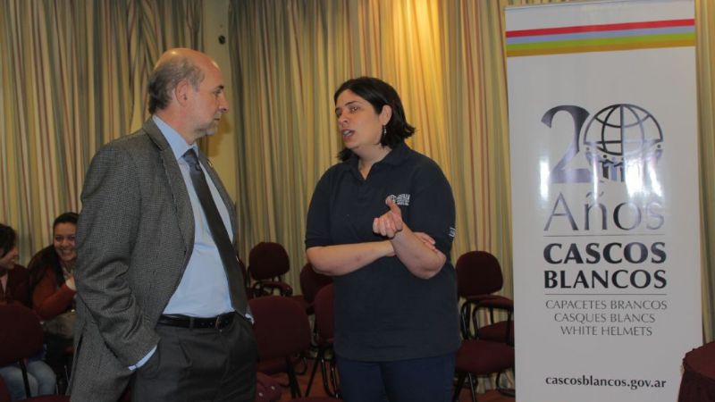 Cascos blancos conmemoró sus 20 años en la UNCa