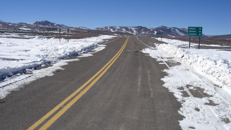 Se normalizó el tránsito de vehículos por el Paso de San Francisco