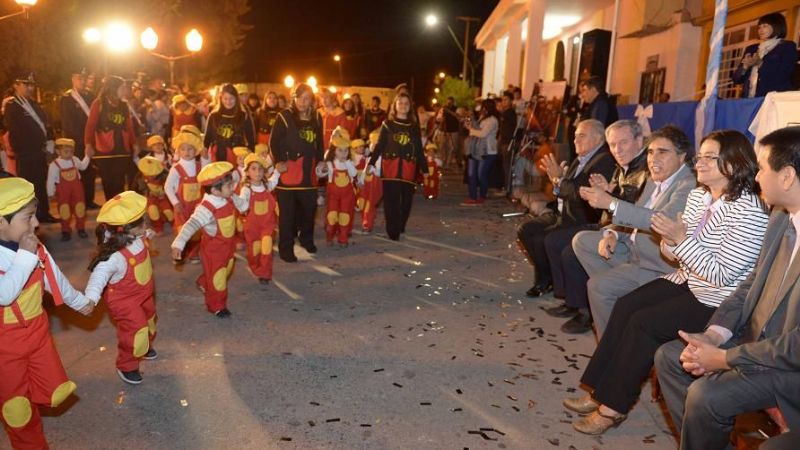 La Gobernadora presidió actos por aniversario de Pomán