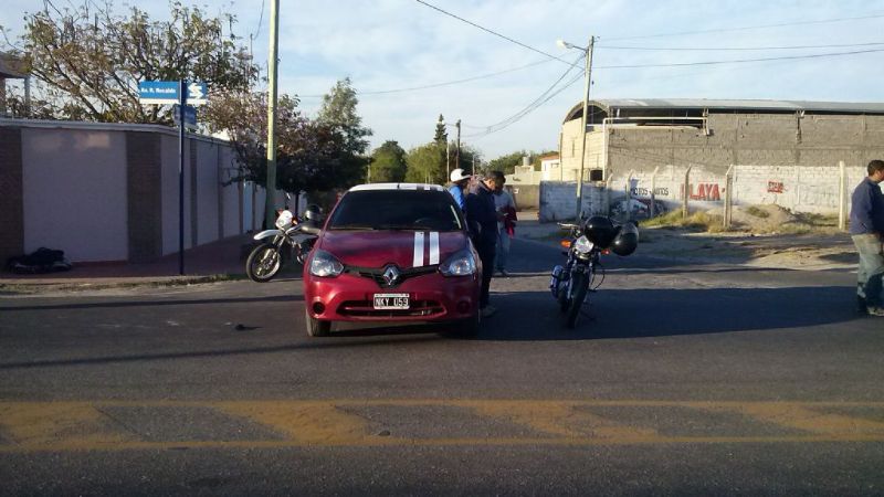 Choque con daños materiales