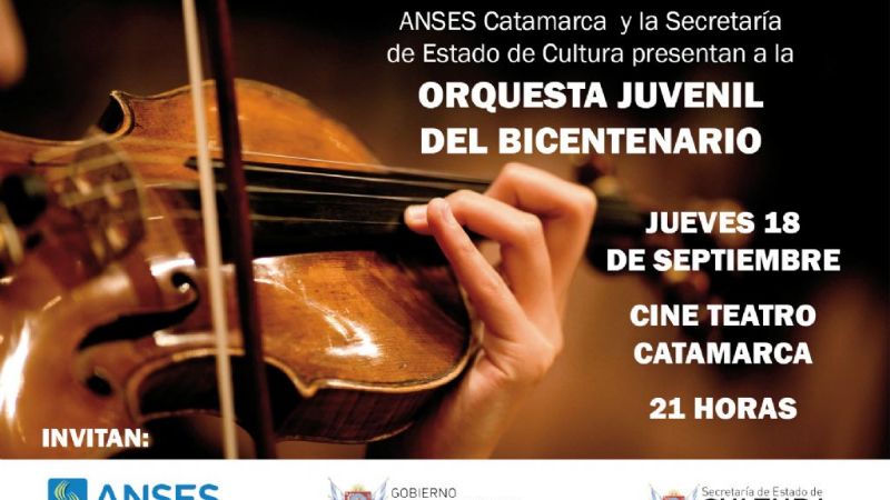 La Orquesta Juvenil del Bicentenario, en homenaje a los adultos mayores