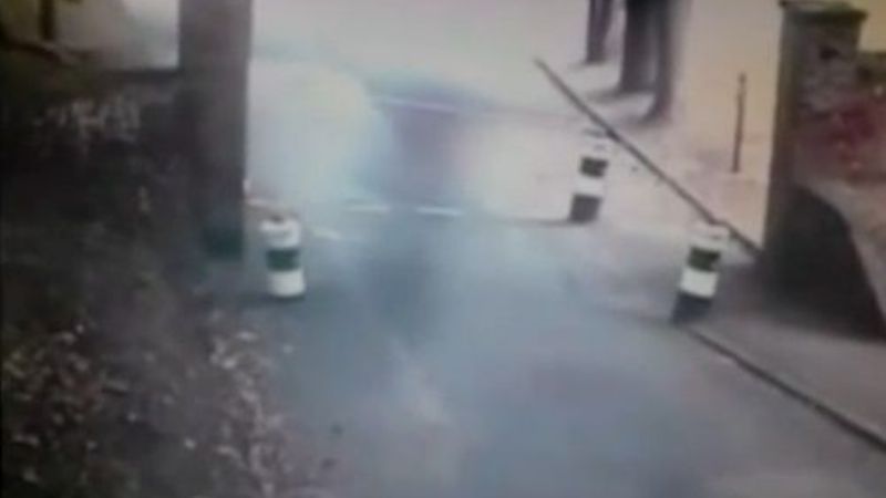 Inglaterra: ¿cámara grabó un fantasma en un castillo?