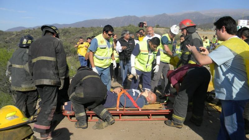 Destacan simulacro de accidente múltiple del SAME