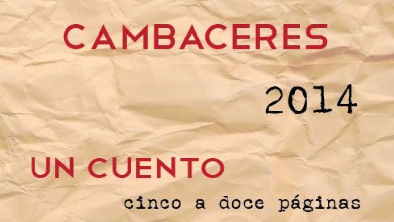 Abierta la convocatoria al 4º Concurso de Narrativa Eugenio Cambaceres 2014