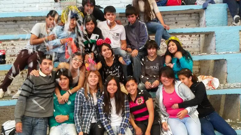 Los chicos viven su fiesta