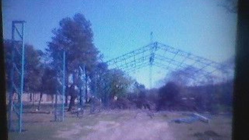 Polémica por obra de un tinglado de Guayamba