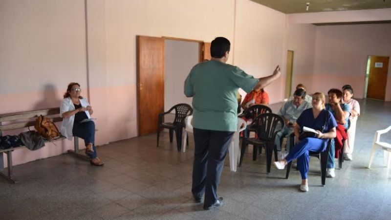 Capacitan a enfermos de la Municipalidad de Valle Viejo