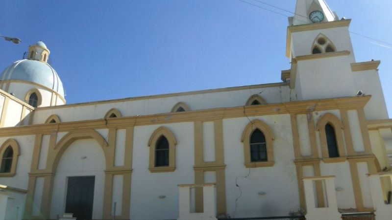 Una emblemática iglesia en ruinas quedó en el olvido