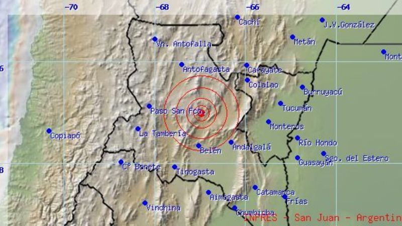 Hoy hubo 5 temblores