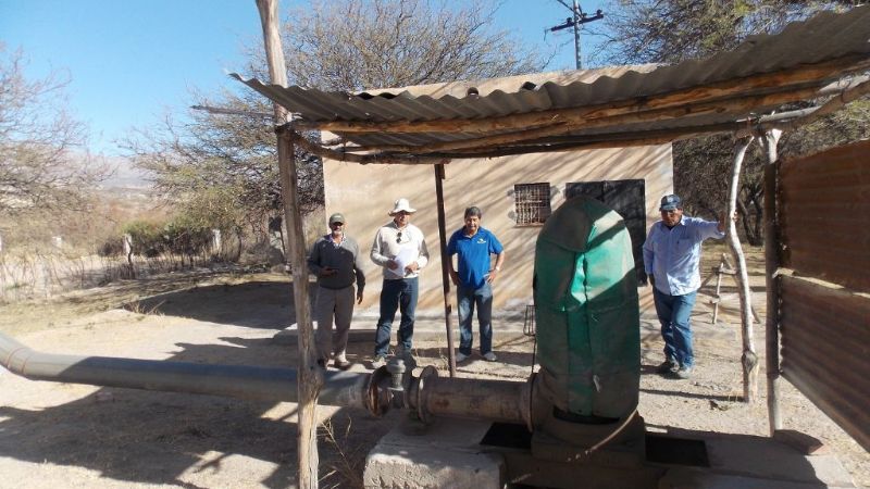 Suman un nuevo pozo de agua en Santa María