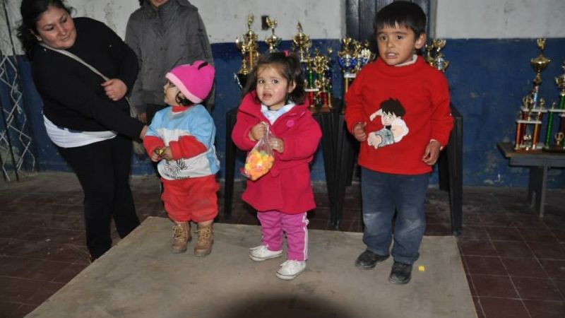 Mega festival atlético infantil en el barrio El Jumeal