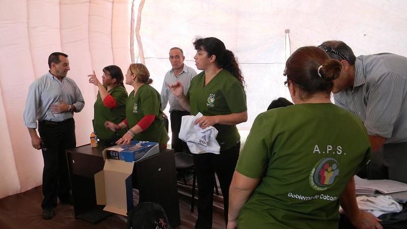 Salud brinda asistencia y consejería en los Juegos Evita