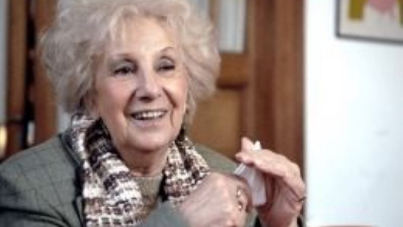 Estela de Carlotto será la primera "Ciudadana ilustre de América Latina"