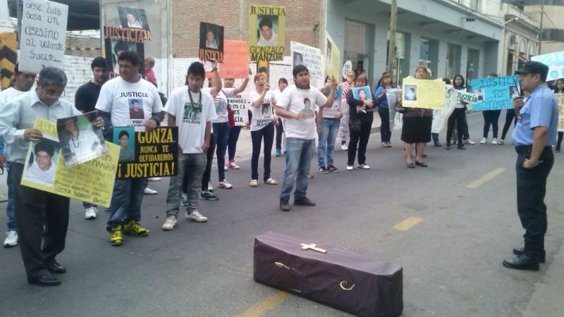 Protesta de FAVIATCA en la Corte por agilización de las causas