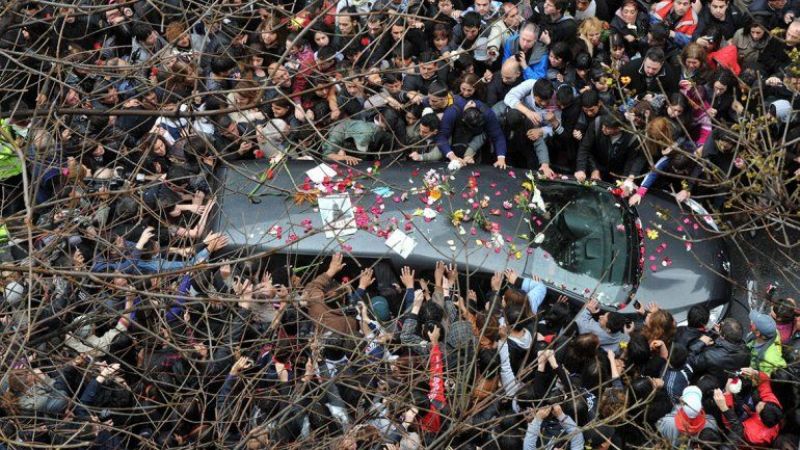 El último adiós a Gustavo Cerati en el cementerio de la Chacarita
