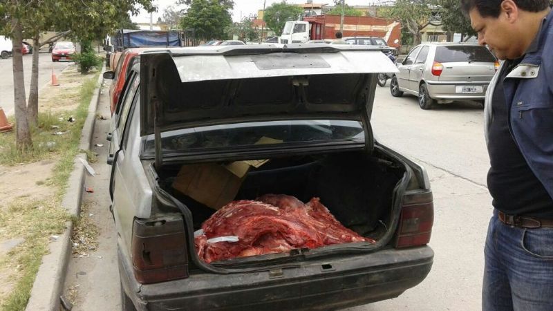 Secuestraron carne vacuna en una vivienda