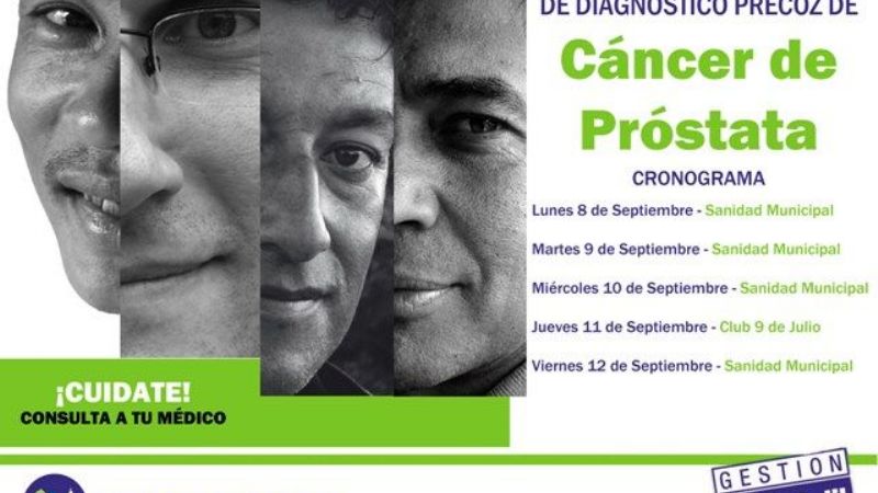 Campaña para el diagnóstico precoz de Cáncer de Próstata
