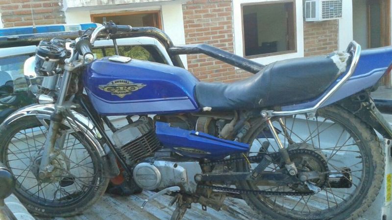 Recuperan una moto robada