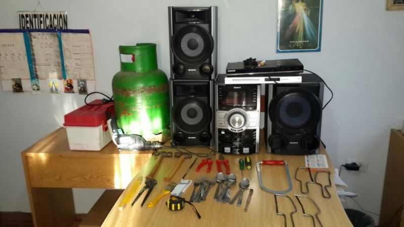 Esclarecen el robo a una escuela de Paclín