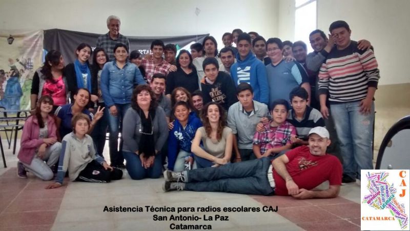 Capacitaron a docentes y jóvenes para el uso de la radio escolar CAJ
