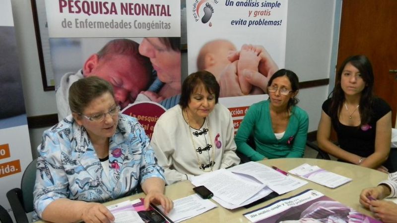 Actividades de concientización sobre la pesquisa neonatal