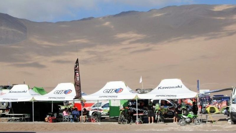 Ya sin Demelchori, el RPM Rally Kawasaki trabaja en Iquique