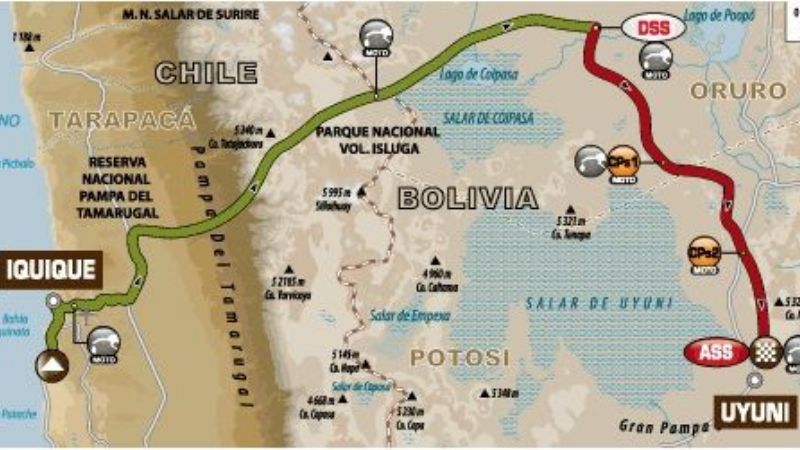 Autos y camiones vuelven a Chile; las motos y quads van a Bolivia