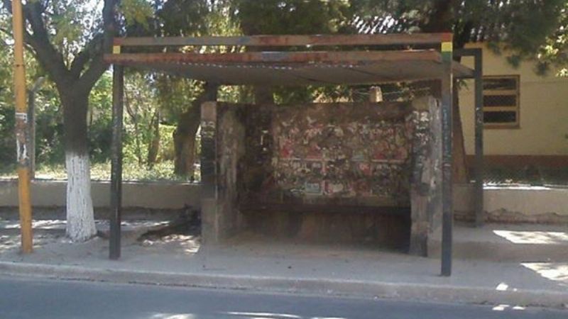 Destrozaron garita en San Antonio‏