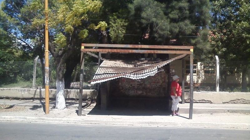 Destrozaron garita en San Antonio‏