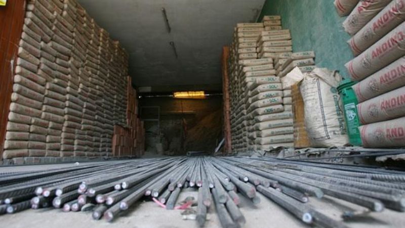 En diciembre, aumentó la venta de materiales para la construcción