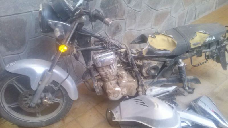 Encuentran una moto enterrada en Huaco-Andalgalá