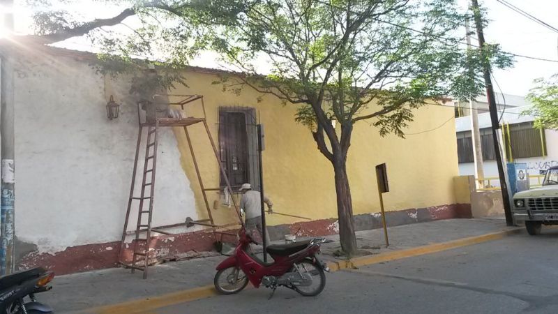 Trabajos de mejoras en el Centro Cultural Yokavil