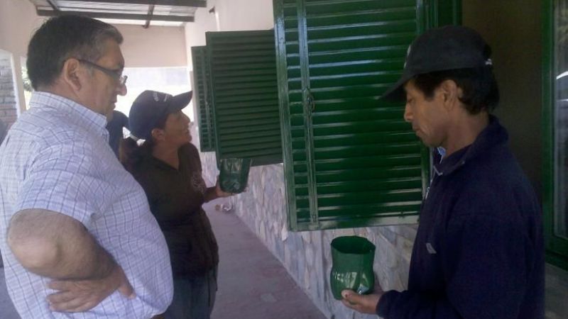 Mendoza visitó ampliación del club de Famatanca