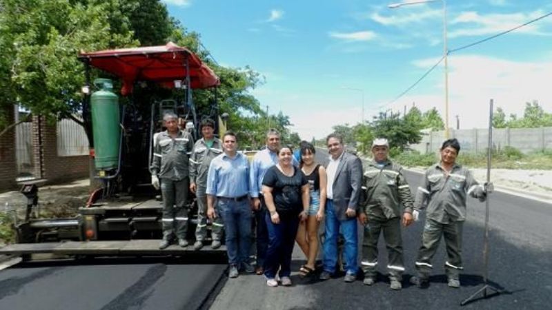 Finalizó la obra sobre la avenida Argentina