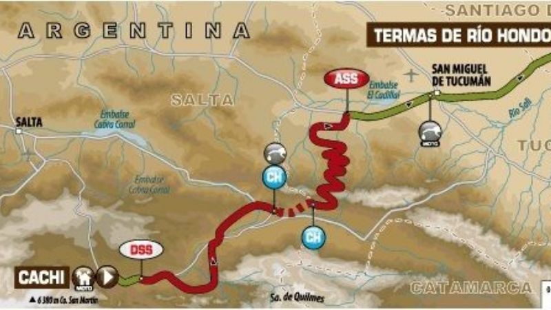 El Dakar 2015 ya corre rumbo a Las Termas de Río Hondo