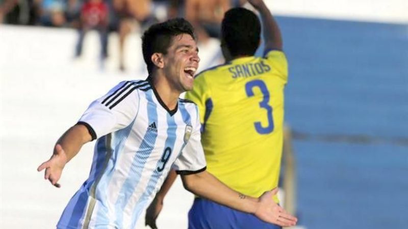 Argentina goleó 5-2 a Ecuador en su debut en el Sudamericano Sub 20