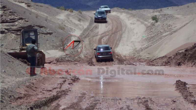 Lluvias y crecidas en Fiambalá