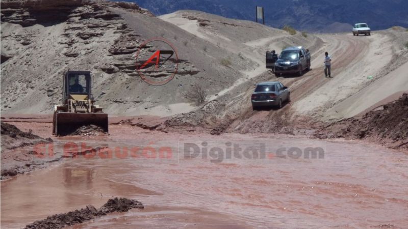Lluvias y crecidas en Fiambalá