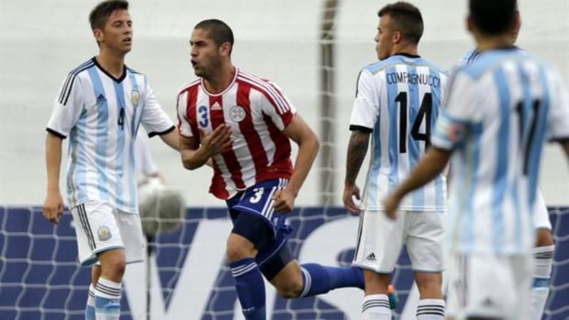 Argentina cayó 0-1 ante Paraguay, en el Sudamericano Sub 20
