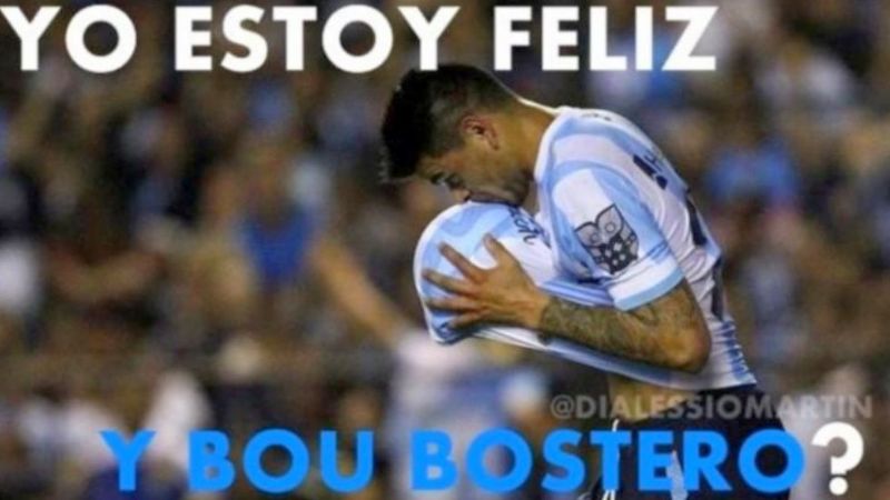 Aquí están los afiches de Racing cargando a Boca