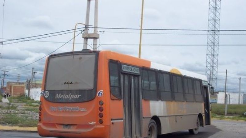 Se agredían y le pegaron una trompada a una pasajera en el colectivo