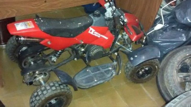 Recuperaron un cuatriciclo robado