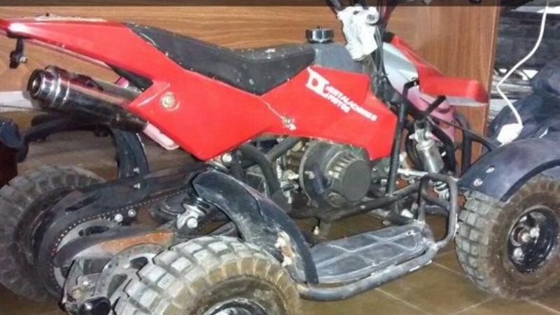 Recuperaron un cuatriciclo robado