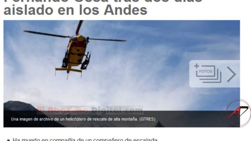 Repercusión y conmoción en España por la muerte del andinista en Catamarca