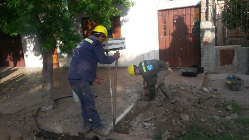 Obra en Avenida San Martín para mejorar el servicio de agua