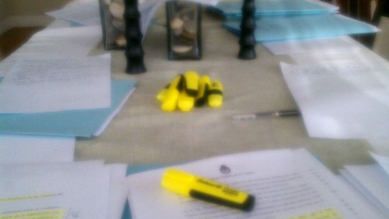 Así lucía el escritorio de Nisman horas antes de su muerte